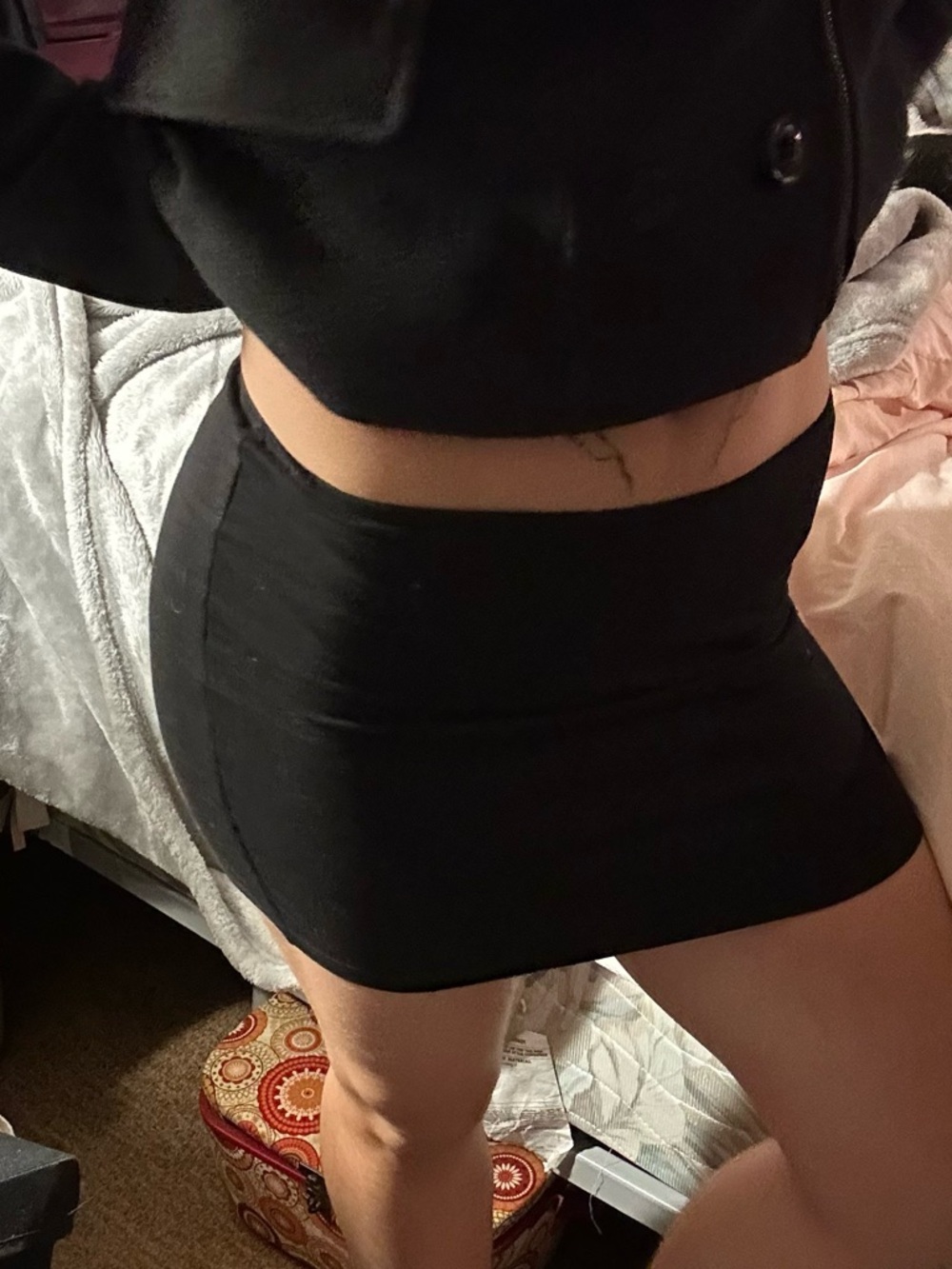 new edikted black mini skirt - Picture 2 of 3